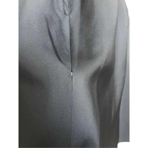 Vintage Gus Mayer 60s black cocktail flared out bow front cocktail dress - Picture 5 of 10